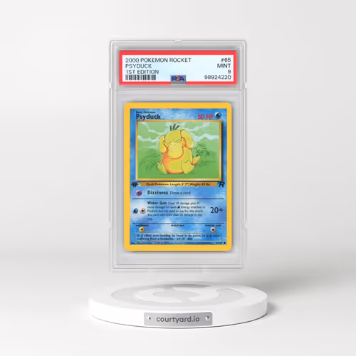 2000 Pokémon Rocket #65 Psyduck - 1st Edition (PSA 9 MINT)