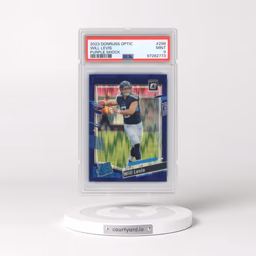 2023 Panini Donruss Optic #298 Will Levis - Purple Shock (PSA 9 MINT)