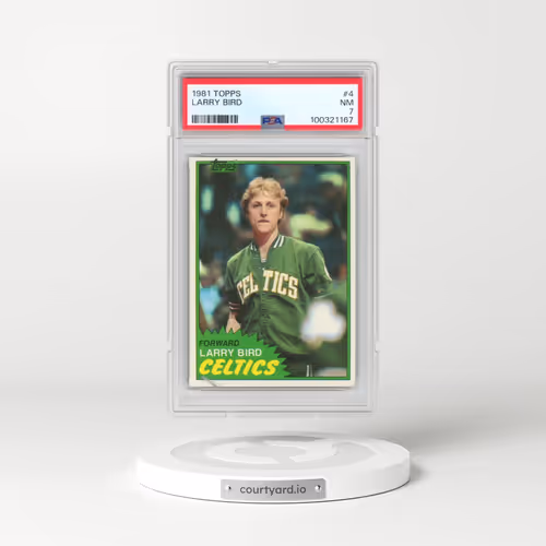 1981 Topps #4 Larry Bird (PSA 7 NM)