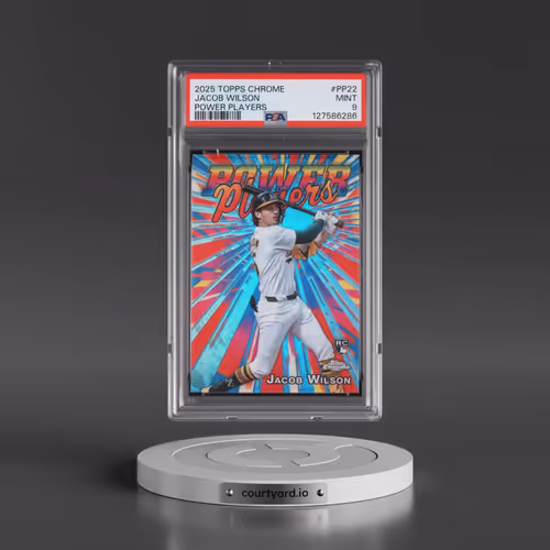 2025 Topps Chrome Power Players #PP22 Jacob Wilson (PSA 9 MINT)
