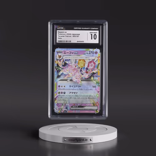2024 Pokémon Sv8a-Terastal Fest EX #063 Espeon EX - Holo (CGC 10 GEM MINT)