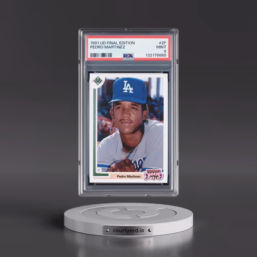 1991 Upper Deck Final Edition #2F Pedro Martinez (PSA 9 MINT)