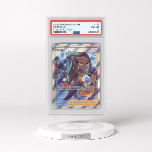 2020 Vivid Voltage #183 Nessa - Full Art Holo (PSA 8 NM-MT)