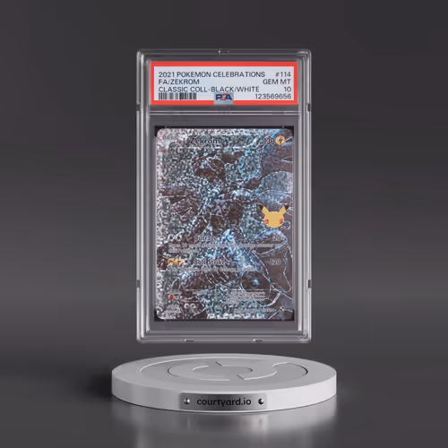 2021 Pokémon Celebrations Classic Collection #114 Zekrom - Full Art (PSA 10 GEM MINT)