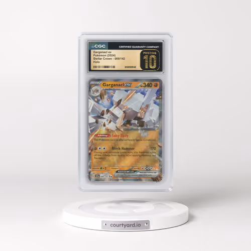 2024 Stellar Crown - SCR EN #089/142 Garganacl ex - Holo (CGC 10 PRISTINE)