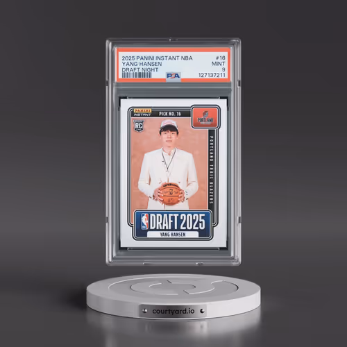 2025 Panini Instant NBA Draft Night #16 Yang Hansen (PSA 9 MINT)