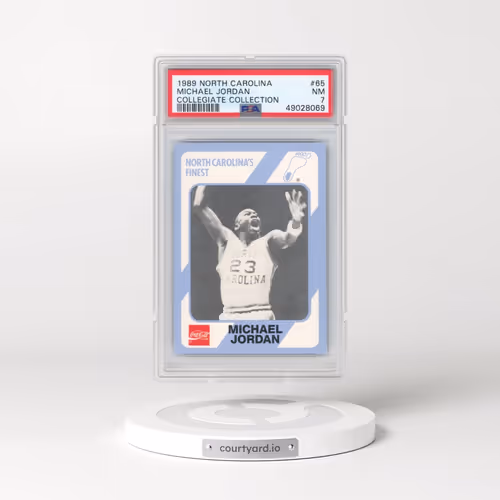 1989 Collegiate Collection North Carolina #65 Michael Jordan (PSA 7 NM)