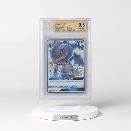 2019 Hidden Fates #SV61 Banette GX - Shiny Rare Holo (BGS 9.5 GEM MINT)