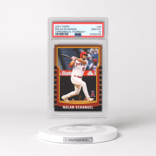 2024 Topps Throwback Thursday #28 Nolan Schanuel (PSA 10 GEM MINT)