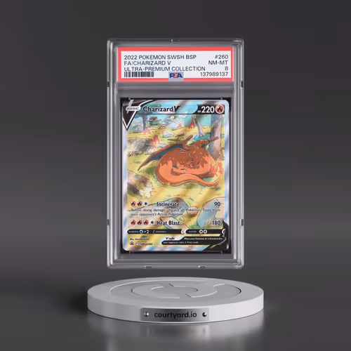 2022 Pokémon Swsh Black Star Promo #260 Charizard V - Holo Full Art Sword & Shield Ultra-Premium Col
