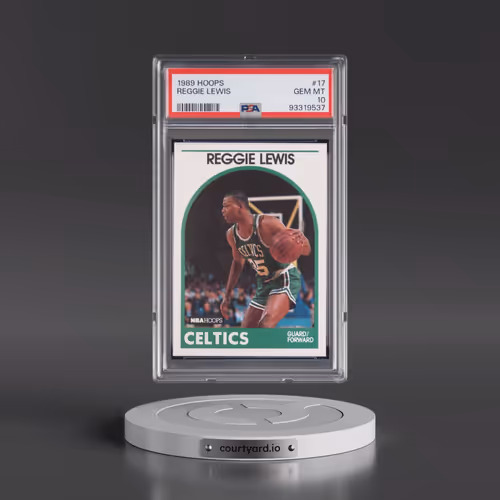 1989 Hoops #17 Reggie Lewis (PSA 10 GEM MINT)