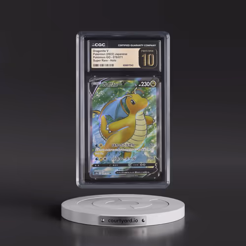 2022 Pokémon GO #078/071 Dragonite V - Super Rare Holo (CGC 10 PRISTINE)