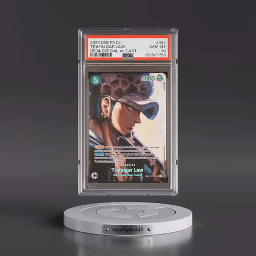 2023 One Piece Kingdoms of Intrigue #047 Trafalgar Law - Special Alternate Art (PSA 10 GEM MINT)