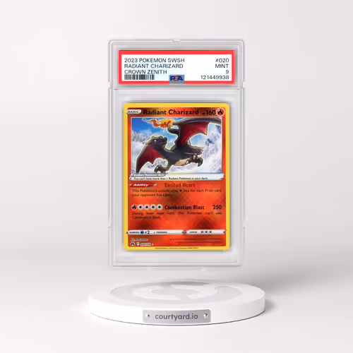 2023 Pokémon Sword and Shield Crown Zenith #020 Radiant Charizard - Holo (PSA 9 MINT)