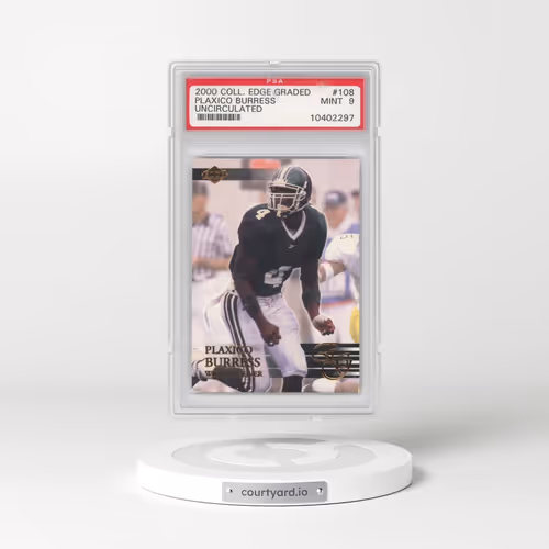2000 Collector's Edge Graded #108 Plaxico Burress - Uncirculated (PSA 9 MINT)