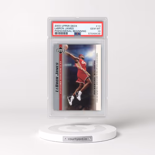 2003 Upper Deck Lebron James Phenomenal Beginnings #13 LeBron James (PSA 10 GEM MINT)