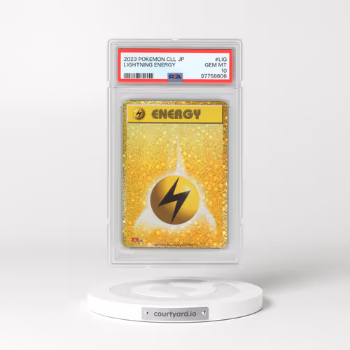 2023 Pokémon Cll-Trading Card Game Classic Charizard & HO-Oh EX Deck #LIG Lightning Energy (PSA 10 G