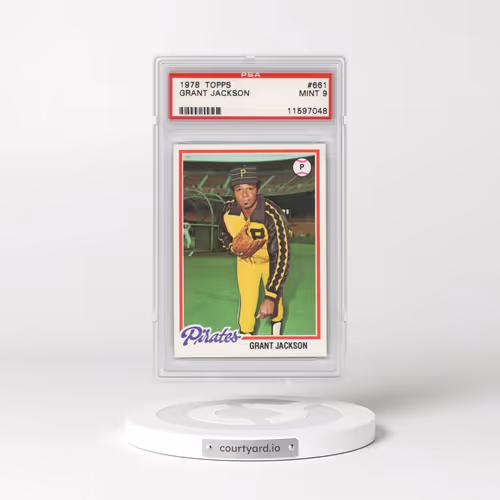 1978 Topps #661 Grant Jackson (PSA 9 MINT)