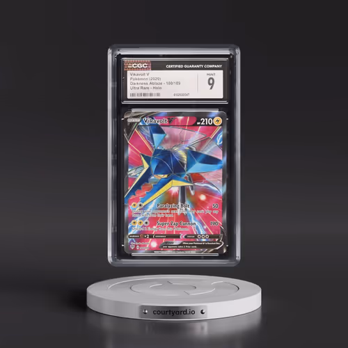 2020 Darkness Ablaze #180/189 Vikavolt V - Ultra Rare Holo (CGC 9 MINT)