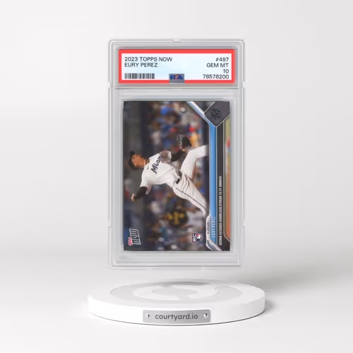 2023 Topps Now #497 Eury Perez (PSA 10 GEM MINT)