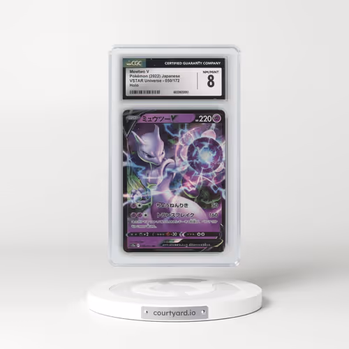 2022 VSTAR Universe #050/172 Mewtwo V - Holo (CGC 8 NM-MT)