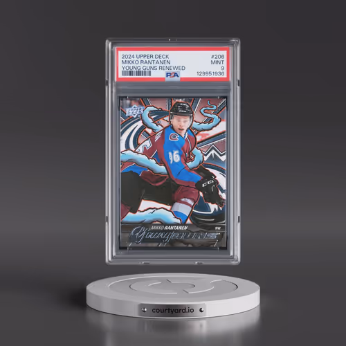 2024 Upper Deck Young Guns Renewed #206 Mikko Rantanen (PSA 9 MINT)