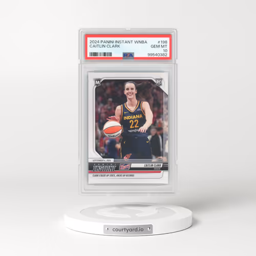 2024 Panini Instant WNBA #198 Caitlin Clark (PSA 10 GEM MINT)