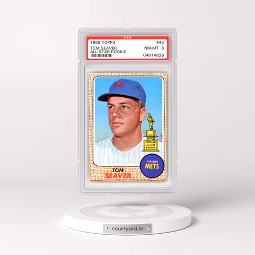 1968 Topps #45 Tom Seaver - All-Star Rookie (PSA 8 NM-MT)