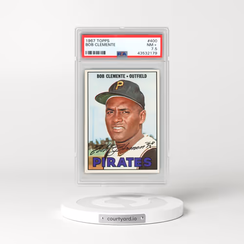 1967 Topps #400 Bob Clemente (PSA 7.5 NM+)
