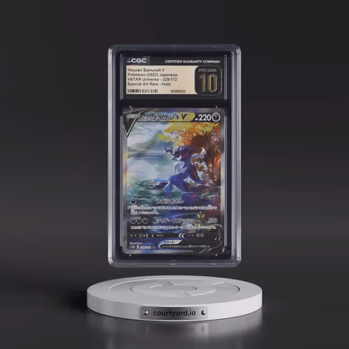 2022 VSTAR Universe #229/172 Hisuian Samurott V - Special Art Rare Holo (CGC 10 PRISTINE)