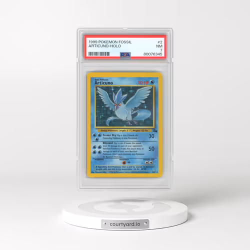 1999 Pokémon Fossil #2 Articuno - Holo (PSA 7 NM)