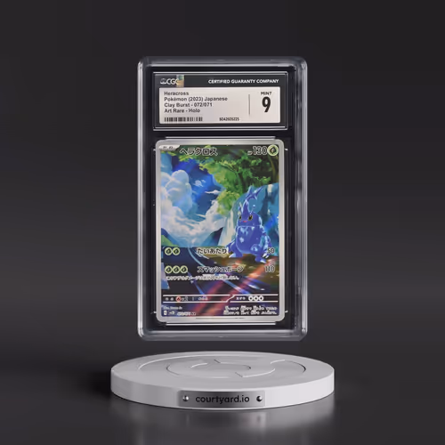 2023 Pokémon Sv2d-Clay Burst #072 Heracross - Art Rare (CGC 9 MINT)