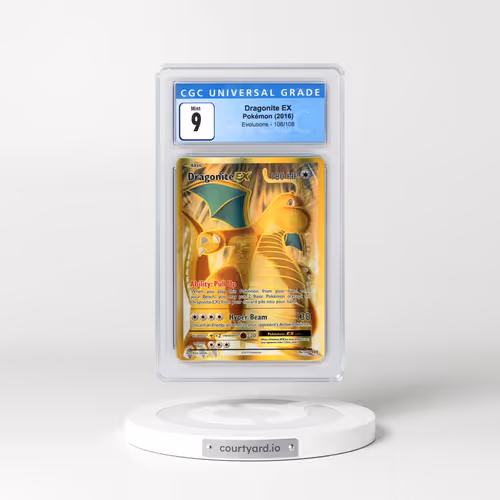 2016 Evolutions #106/108 Dragonite EX - Holo (CGC 9 MINT)