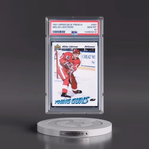 1991 Upper Deck French #587 Niklas Lidstrom (PSA 10 GEM MINT)