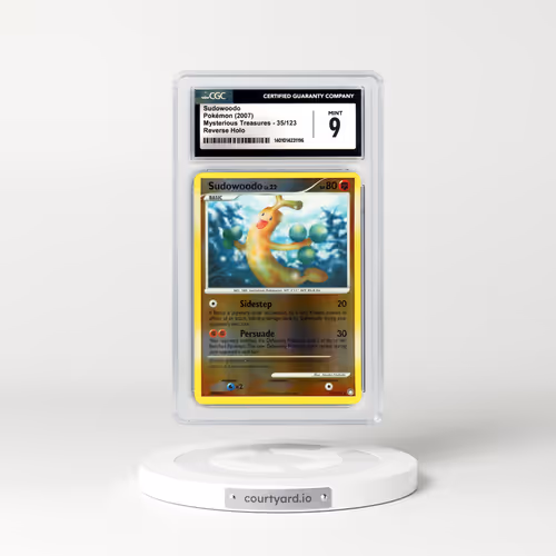 2007 Mysterious Treasures #35 Sudowoodo - Holo (CGC 9 MINT)