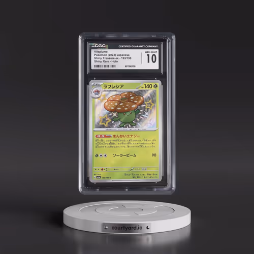 2023 Shiny Treasure ex #193/190 Vileplume - Shiny Rare Holo (CGC 10 GEM MINT)