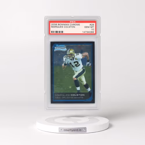2006 Bowman Chrome #29 Marques Colston (PSA 10 GEM MINT)