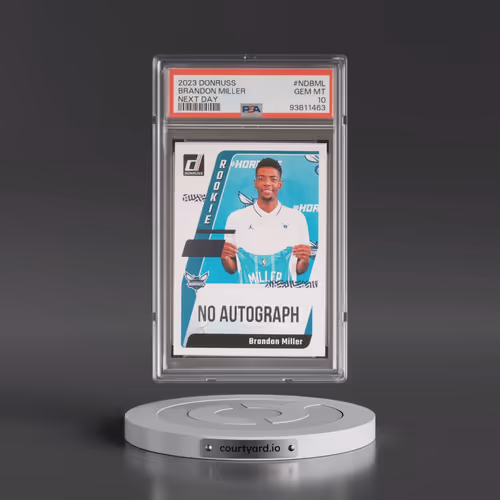2023 Panini Donruss Next Day #NDBML Brandon Miller (PSA 10 GEM MINT)