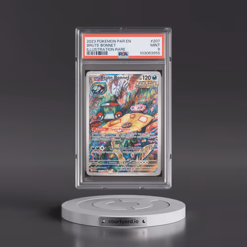 2023 Pokémon Par EN-Paradox Rift #207 Brute Bonnet - Illustration Rare (PSA 9 MINT)