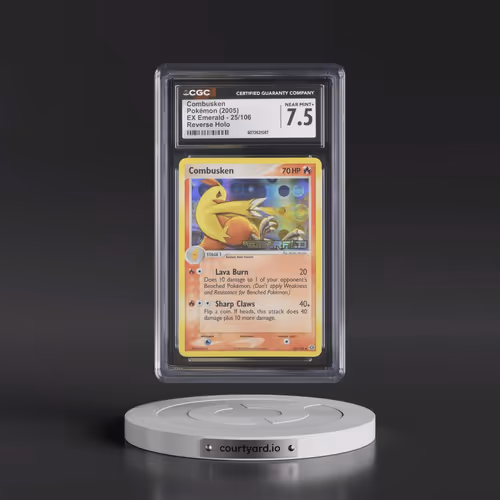 2005 EX Emerald #25/106 Combusken - Reverse Holo (CGC 7.5 NM+)