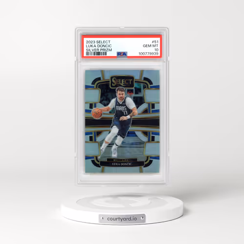 2023 Panini Select #51 Luka Doncic - Silver Prizm (PSA 10 GEM MINT)