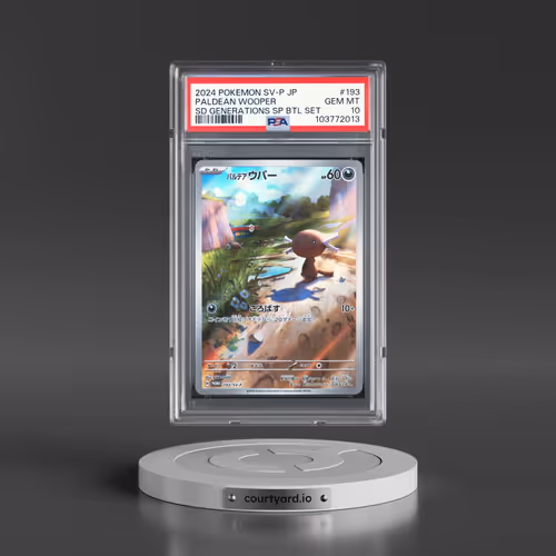 2024 Pokémon SV-P Promo #193 Paldean Wooper - Start Deck Generations Special Battle Set (PSA 10 GEM