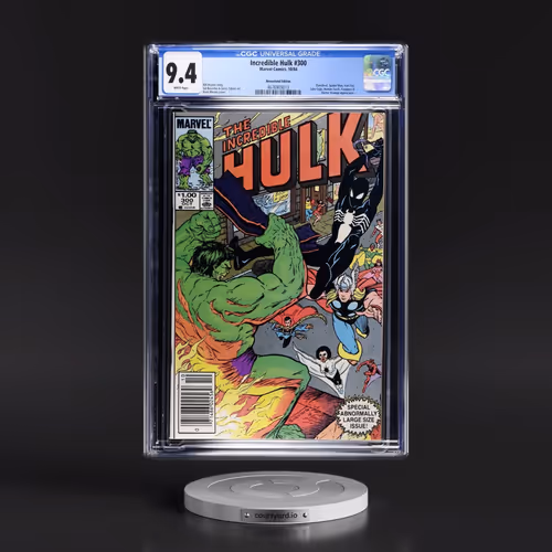 Incredible Hulk #300 CGC 9.4 White Pages (Marvel Comics, 10/84) - Newsstand Edition Universal