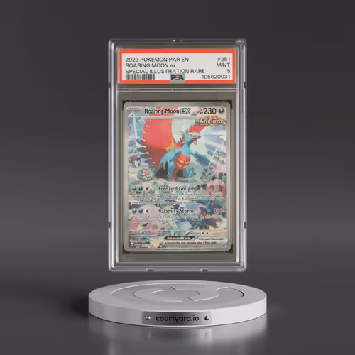 2023 Pokémon Par EN-Paradox Rift #251 Roaring Moon EX - Holo Special Illustration Rare (PSA 9 MINT)