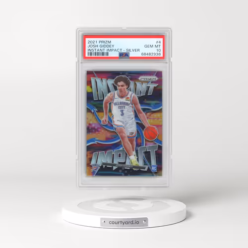 2021 Panini Prizm Instant Impact #4 Josh Giddey - Silver (PSA 10 GEM MINT)