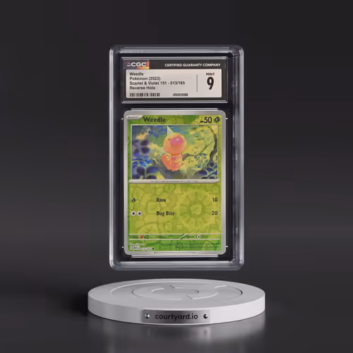 2023 Scarlet & Violet 151 - MEW EN #013/165 Weedle - Reverse Holo (CGC 9 MINT)