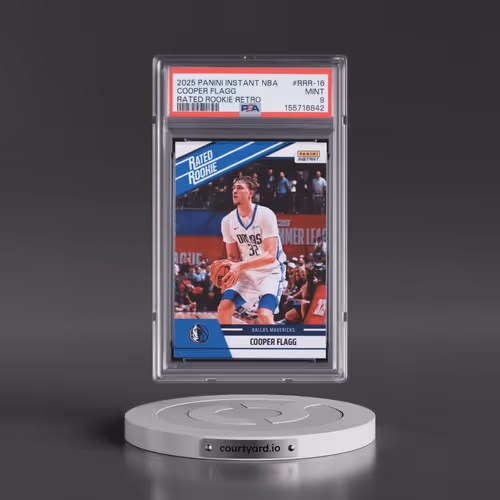 2025 Panini Instant NBA Rated Rookie Retro #RRR-16 Cooper Flagg (PSA 9 MINT)