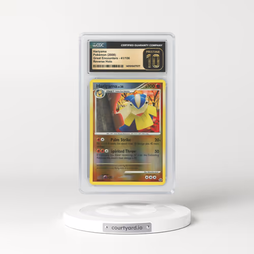 2008 Great Encounters #41 Hariyama - Holo (CGC 10 PRISTINE)