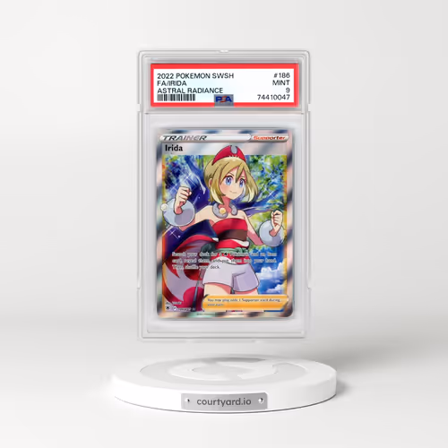 2022 Pokémon Sword & Shield Astral Radiance #186 Irida - Full Art (PSA 9 MINT)