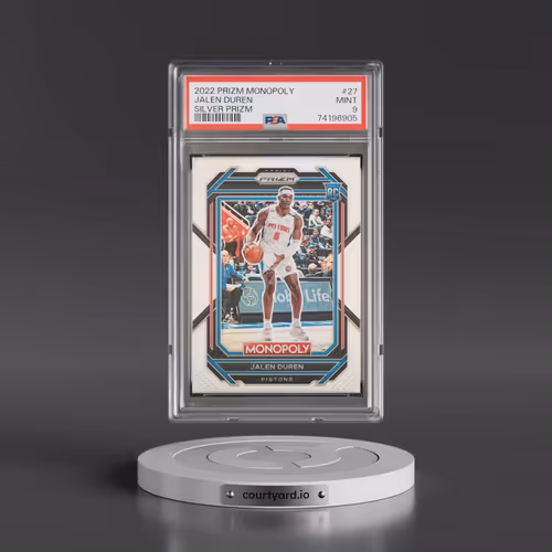 2022 Panini Prizm Monopoly #27 Jalen Duren - Silver Prizm (PSA 9 MINT)